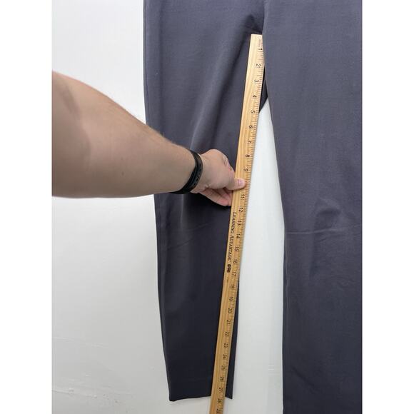 Everlane Size 6 The Side-Zip Stretch Gray Cotton Pant Cropped Length Women’s - Picture 6 of 8